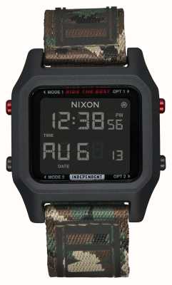 Nixon Relógio independente preto/camuflado A1351-047-00
