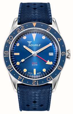 Squale Pulseira tropic azul vintage automática sub-39 gmt SUB39GMTB.HTB