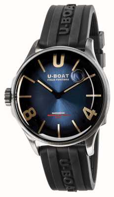 U-Boat Darkmoon 40mm azul aço inoxidável 9021