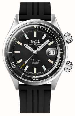 Ball Watch Company Engineer master ii diver cronômetro 42mm pulseira de borracha preta DM2280A-P1C-BKR