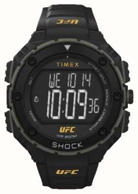 Timex x UFC Shock oversize digital / borracha preta TW4B27200