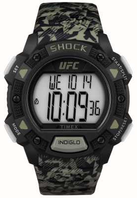 Timex x UFC Core shock digital/borracha camuflada TW4B27500