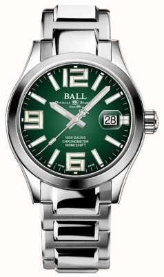 Ball Watch Company Legenda do engenheiro iii |40mm | mostrador verde | pulseira de aço inoxidável NM9016C-S7C-GR