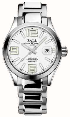 Ball Watch Company Engenheiro iii lenda | 40mm | mostrador branco | pulseira de aço inoxidável NM9016C-S7C-WH