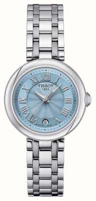 Tissot Belissima pequena senhora | mostrador madrepérola azul | pulseira de aço inoxidável T1260101113300