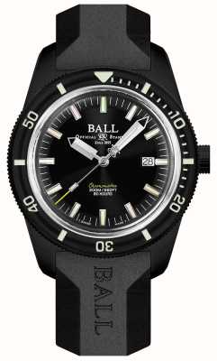 Ball Watch Company Edição limitada do cronômetro de herança skindiver Engineer ii (42 mm) mostrador preto / borracha preta DD3208B-P2C-BK