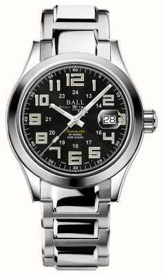 Ball Watch Company Engenheiro m pioneiro | 40mm | edição limitada | mostrador preto | pulseira de aço inoxidável NM9032C-S2C-BK1