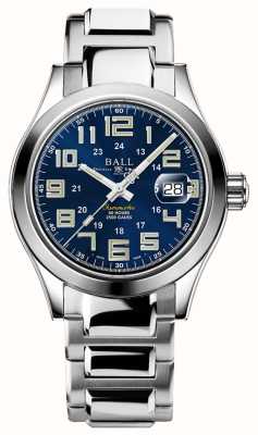 Ball Watch Company Engenheiro m pioneiro | 40mm | edição limitada | mostrador azul | pulseira de aço inoxidável NM9032C-S2C-BE1
