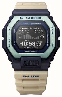 Casio G-shock g-lide surf story display digital pulseira de resina de base biológica GBX-100TT-2ER