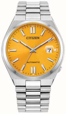 Citizen Tsuyosa automático (40 mm) mostrador amarelo sunray / pulseira de aço inoxidável NJ0150-56Z