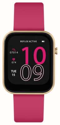 Reflex Active Smartwatch multifuncional Série 12 (38 mm) com mostrador digital / silicone rosa choque RA12-2152