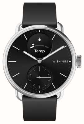 Withings Scanwatch 2 - smartwatch híbrido com mostrador híbrido preto ecg (38 mm) / silicone preto HWA10-MODEL 1-ALL-INT