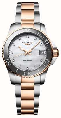 LONGINES Mostrador De Diamante Em Madrep rola Hydroconquest De