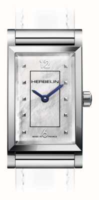 Herbelin Caixa do relógio Antarès - mostrador em madrepérola / aço inoxidável - somente caixa H17444AP19N