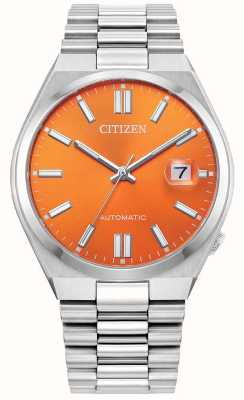Citizen Tsuyosa automático (40 mm) mostrador laranja sunray / pulseira de aço inoxidável NJ0151-53Z
