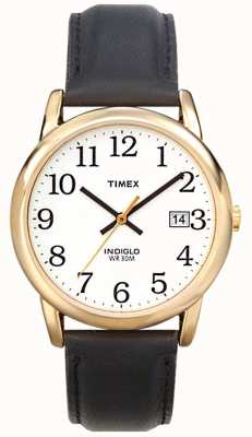 Timex Relógio masculino preto fácil de ler T2H291
