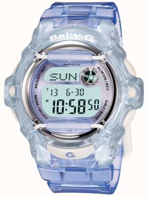 Casio Relógio digital feminino lilás / azul bebê-g BG-169R-6ER