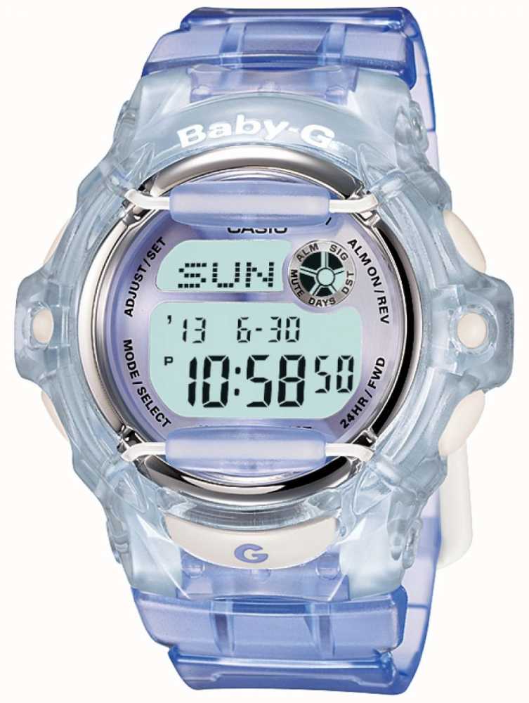 Casio Relógio Digital Feminino Lilás / Azul Bebê-g BG-169R-6ER - First  Class Watches™ BRA