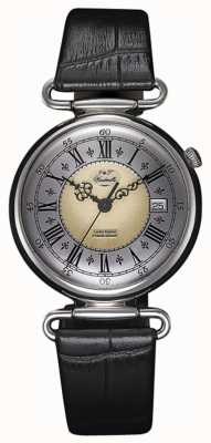 J&T Windmills Relógio masculino de prata esterlina throgmorton WGS10002/50