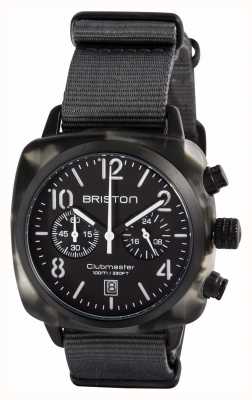 Briston Mestre do clube masculino clássico acetato alpino caçador preto 15140.PBAM.GT.3.NG