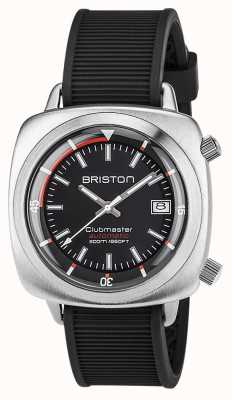 Briston Mergulhador unissex clubmaster auto aço escovado negros 17642.S.D.1.RB