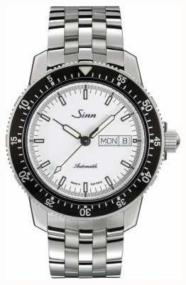Sinn 104 st sa iw relógio piloto clássico pulseira fina de aço inoxidável 104.012 FINE LINK BRACELET