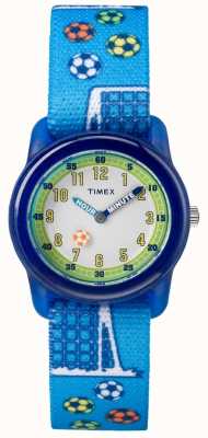 Timex Futebol juvenil analógico de alça azul TW7C165004E