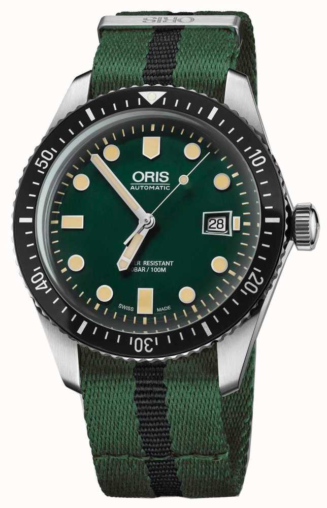 ORIS Al a De Nato Verde 65 Masculina De Mergulhadores 01 733 7720