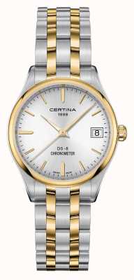Certina Relógio com cronômetro de quartzo ds-8 feminino C0332512203100