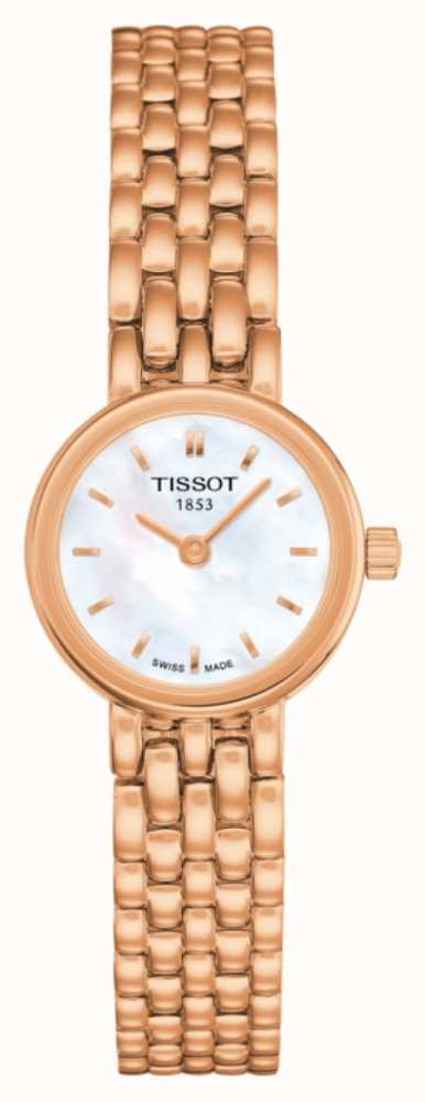 Tissot Mostrador Ador vel Feminino Folheado A Ouro Rosa Pvd