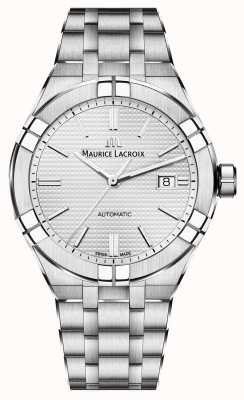 Maurice Lacroix Relógio automático de aço inoxidável Aikon AI6008-SS002-130-1