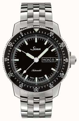 Sinn 104 st sa i pulseira de relógio piloto clássico de aço inoxidável 104.010-BM104F0104A FINE LINK BRACELET