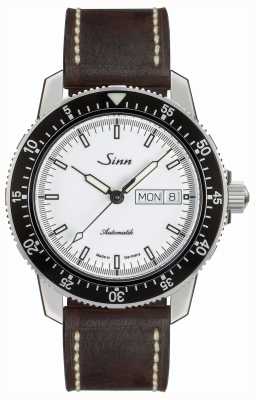 Sinn 104 st sa iw clássico piloto relógio marrom vintage 104.012-BL50202002007125401A