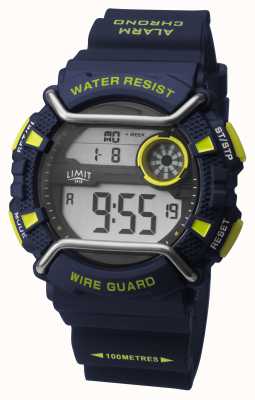 Limit Relógio desportivo masculino azul digital 5946