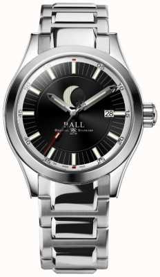 Ball Watch Company Engenheiro ii lua fase data exibir pulseira de aço inoxidável NM2282C-SJ-BK