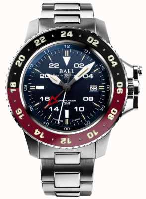 Ball Watch Company Engenheiro hidrocarboneto aerogmt ii 42mm mostrador azul DG2018C-S3C-BE