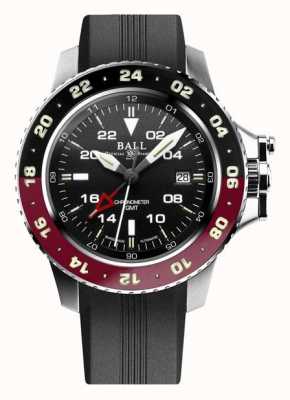 Ball Watch Company Engenheiro hidrocarboneto aerogmt ii 42mm mostrador preto DG2018C-P3C-BK