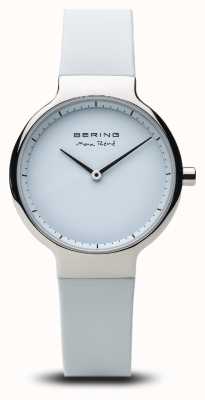 Bering Max rené | prata polida | pulseira de silicone 15531-904