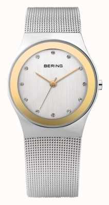 Bering Relógio feminino Time clássico de quartzo com aço inoxidável 12927-010
