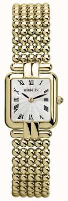Herbelin Feminino | ouro clássico | relógio perles 17473/BP08