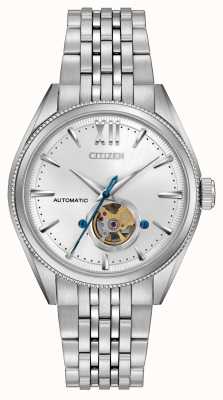 Citizen | assinatura dos homens grande clássico automático | aço inoxidável NB4000-51A