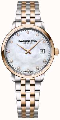 Raymond Weil | diamante tocata para senhora | aço inoxidável de dois tons | 5985-SP5-97081