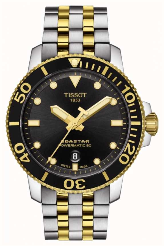 Tissot Seastar 1000 Powermatic 80 Autom tico De Dois Tons