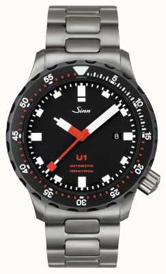 Sinn Relógio de mergulho versão com pulseira de metal u1 sdr 1010.040 TWO LINK BRACELET