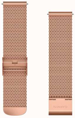 Garmin Alça de liberação rápida (20 mm) ouro rosa milanesa / ferragem ouro rosa - apenas alça 010-12924-24