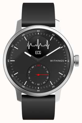 Withings Scanwatch 42 mm preto - smartwatch híbrido com ecg HWA09-MODEL 4-ALL-INT