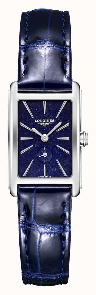 LONGINES Doce Vida Feminino Quartzo Su o Couro Azul