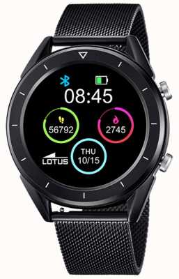 Lotus Smartime | homens | malha pvd preta + alça grátis L50007/1