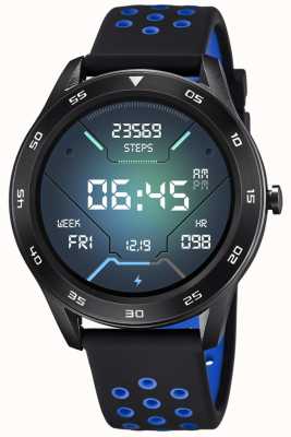 Lotus Smartime | homens | pulseira de silicone preta + pulseira livre L50013/3
