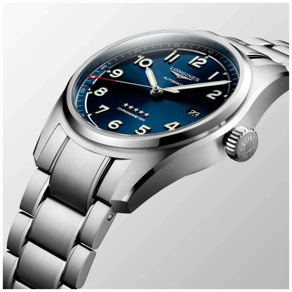 LONGINES Spirit Autom tico Azul Mostrador De A o Inoxid vel 40mm